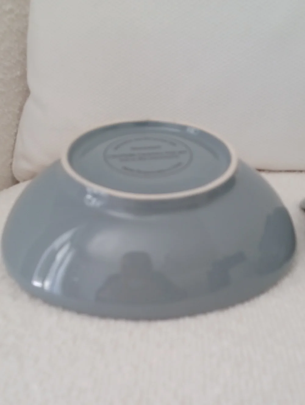 PAIR of Cat Head Shaped Stoneware  Dishes / Bowls